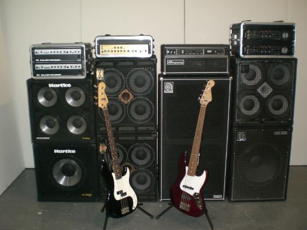 Rent Bass Amplifiers and Bass Guitars